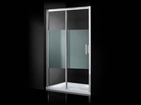 Mampara de baño sin guia 1