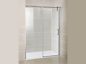 Mampara de baño sin guia 3