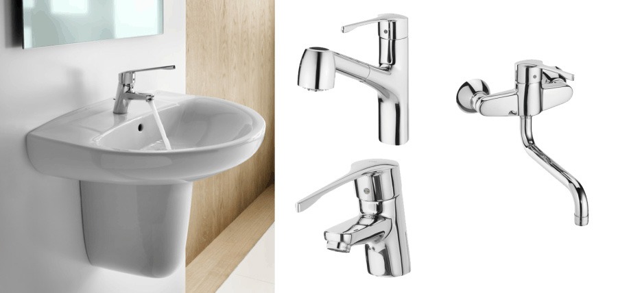 grifos-para-lavabo-accesibles Accesorios de baño para viviendas accesibles