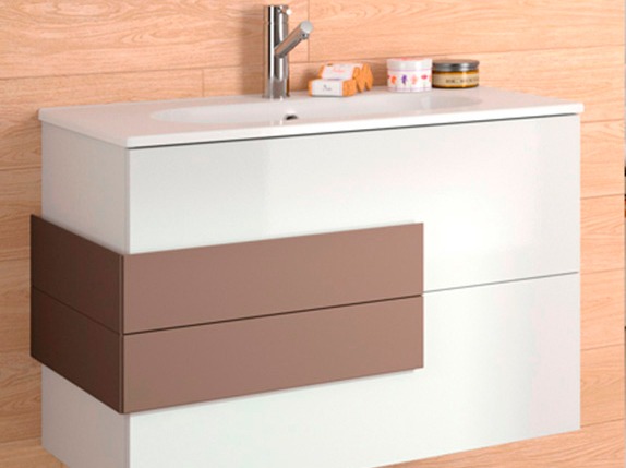 Cronos Salgar destacada mueble de baño para colgar acabo brillo