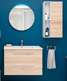 mueble de baño reducido de Salgar