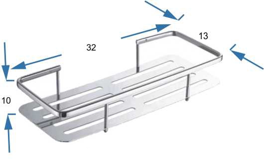 jabonera recta base plancha
