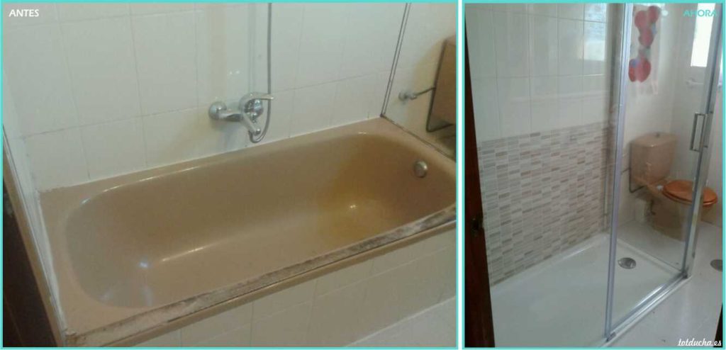 Cambio de bañera por plato de ducha